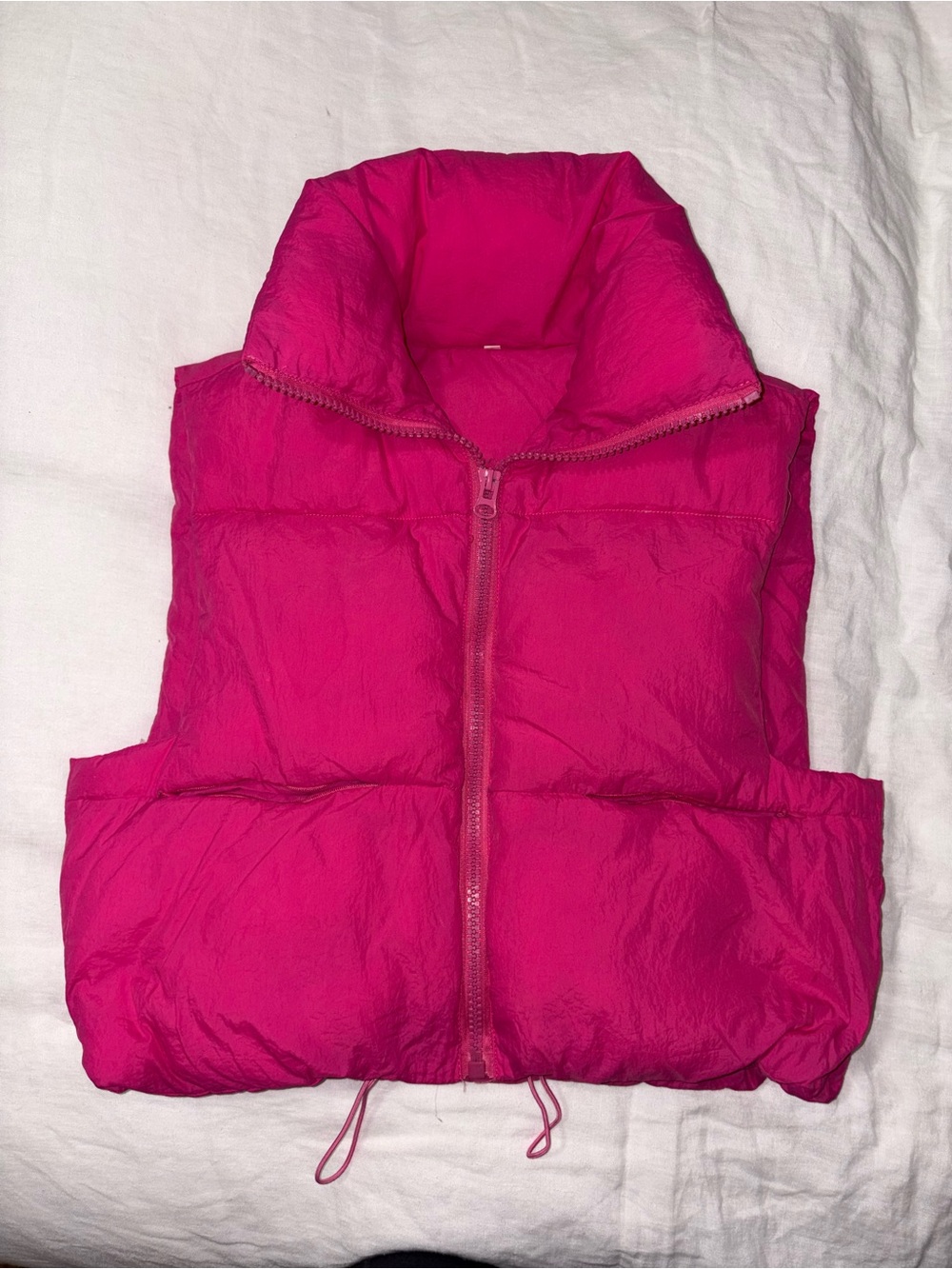 Hot Pink Puffer Vest